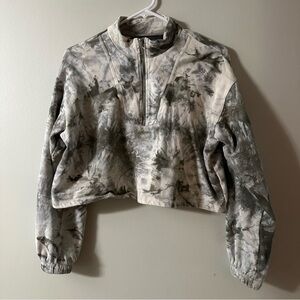 Gray Tie-Dye Women's Sweatshirt